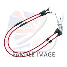 Throttle cables (pair) Venhill Y01-4-077-RD featherlight rdeč