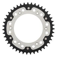 Zadnji verižnik (zobnik) SUPERSPROX STEALTH RST-210:43-SLV srebrna 43T, 520