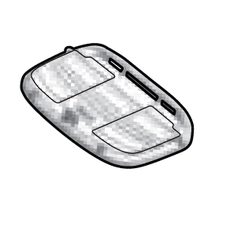 Medium mounting plate SHAD D1B40PAR for SH39, SH40, SH44, SH45, SH46, SH47 and TR41