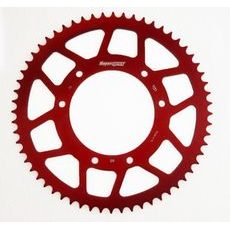 Aluminijasti zadnji verižnik (zobnik) SUPERSPROX RAL-1131:60-RED rdeč
