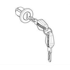Replacement premium lock & key SHAD 203076R for SH48, SH58X and SH59X