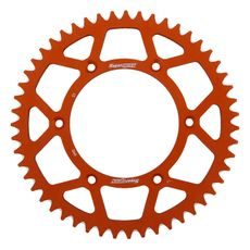 Aluminijasti zadnji verižnik (zobnik) SUPERSPROX RAL-990:51-ORG oranžna 51T, 520