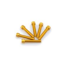 Screws PUIG ANODIZED 0516G yellow M8 x 45mm (6pcs)