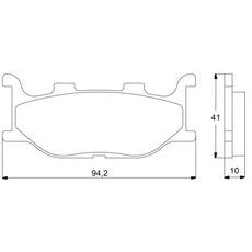 Zavorne obloge ACCOSSATO AGPA22 OR