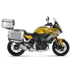 Komplet aluminijastih kovčkov z nosilci in ploščo SHAD TERRA, 37L zadnji kovček in 36L stranski kovčki SHAD BMW F 900 XR