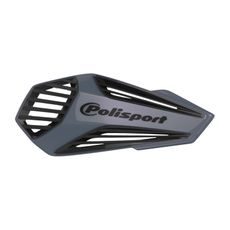 Handguard POLISPORT MX AIR 8308400011 with universal handlebar mounting kit Nardo Grey / Black