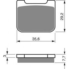 Zavorne obloge GOLDFREN 175 S33 STREET FRONT