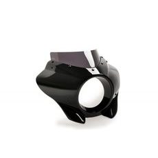 Semifairing PUIG MIRAGE 21460F dark smoke gloss black housing