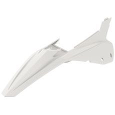 Rear fender + side panels POLISPORT 8585300001 bela