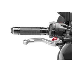 Brake lever without adapter PUIG 180PR kratka (short) silver/red