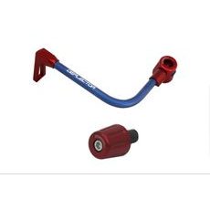 Lever guard in aluminium + right end ACCOSSATO DE005 with blue hose and joint levi