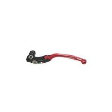 Folding lever ACCOSSATO LV031 in aluminium for ACCOSSATO full clutch rdeč