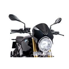 Windshield PUIG RETROVISION 7012F matt black dark smoke
