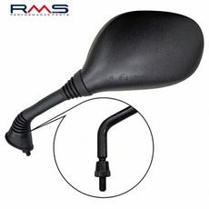 Vzvratno ogledalo RMS 122760370 levi črna