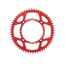 Rear ALU sprocket SUPERSPROX RAL-209:56-RED rdeč 56T, 420