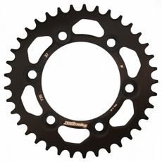 Aluminijasti zadnji verižnik (zobnik) SUPERSPROX RAL-735:37-BLK črna 37T, 520