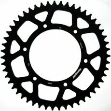Rear ALU sprocket SUPERSPROX RAL-990:51-BLK črna 51T, 520