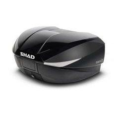 Kovček ( Top case ) z barno zgornjo ploščo SHAD SH58X Black metal with PREMIUM lock