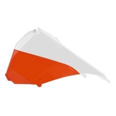 Airbox covers POLISPORT 8455100001 white/orange KTM