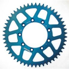 Aluminijasti zadnji verižnik (zobnik) SUPERSPROX RAL-151:51-BLU moder 51T, 520