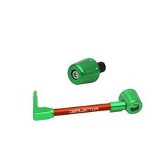 Lever guard in aluminium + right end ACCOSSATO DE005 with orange hose and joint levi
