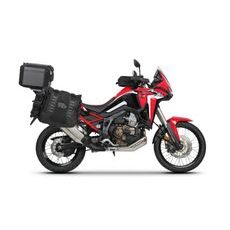 Set of SHAD TERRA TR40 adventure saddlebags and SHAD TERRA aluminium top case TR55 PURE BLACK, including mounting kit SHAD HONDA CRF 1100 L AFRICA TWIN