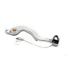 Brake pedal MOTION STUFF 83P-0411002 silver body, black steel fixed tip Steel Fixed Tip