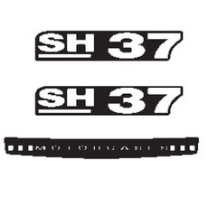 Stickers SHAD D1B371ETR za SH37
