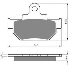 Zavorne obloge GOLDFREN 046 S3