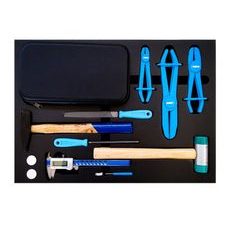 Hammers, steel files and electronic digital caliper set LV8 EUT-FK-C17