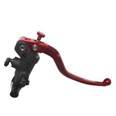 Radial brake master cylinder ACCOSSATO PC013 19 x 20 with fixed lever,red