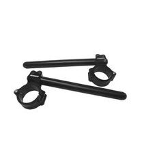Pair of raised clip-on ACCOSSATO CP004 + 20 mm 10 degrees inclination, black