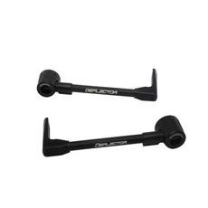 Lever guard ACCOSSATO DE003 with black hose and joint right + left, aluminium