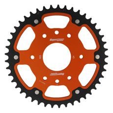 Rear sprocket SUPERSPROX STEALTH RST-905:45-ORG oranžna 45T, 520