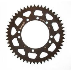 Aluminijasti zadnji verižnik (zobnik) SUPERSPROX RAL-457:51-BLK črna 51T, 420