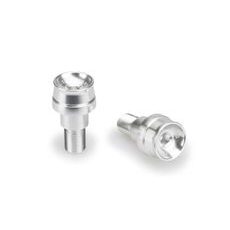 Bar ends PUIG SPEED 21024P srebrna