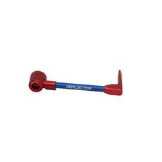 Lever guard ACCOSSATO DE001 with blue hose and joint right, aluminium
