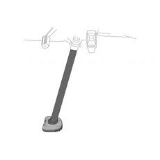 Kickstand extension PUIG 21363N črna with standard suspension