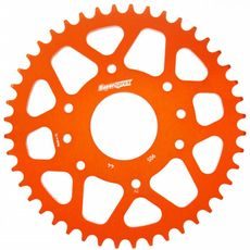 Aluminijasti zadnji verižnik (zobnik) SUPERSPROX RAL-905:44-ORG oranžna 44T, 520