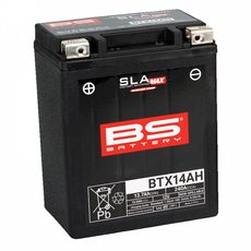 Tovarniško aktiviran akumulator BS-BATTERY BTX14AH (FA) (YTX14AH (FA)) SLA MAX