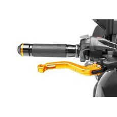 Brake lever without adapter PUIG 180OP kratka (short) gold/silver