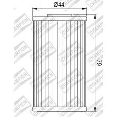 Oljni filter CHAMPION COF462 100609375