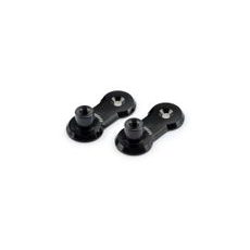 Adjustable footpegs relocation adaptors kit PUIG 3839N 40mm črna