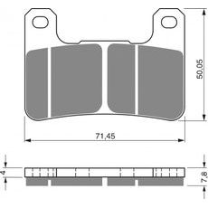 Zavorne obloge GOLDFREN 213 S33 STREET FRONT