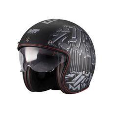 Open face helmet MT Helmets LE MANS 2 SV S DYSTOPIC B12 MATT L