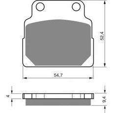 Zavorne obloge GOLDFREN 149 S3