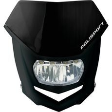 Headlight POLISPORT HALO 8667100011 LED Black/Black