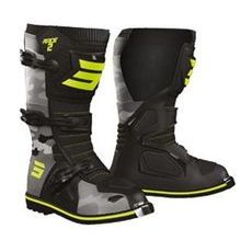 Obutev SHOT RACE 2 KID A09-24D2-A06-38 camo / neon yellow 38