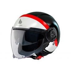 Jet čelada MT Helmets VIALE SV S 68 UNIT A5 MATT RED XS