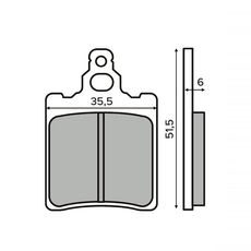 Zavorne obloge RMS 225103610 not homologated